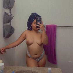 Sexy asian after shower